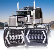 New Car Led Work Light Rectangular Off-road Vehicle Headlight 7x6  4x6 5x7 Inch Truck Headlight For 