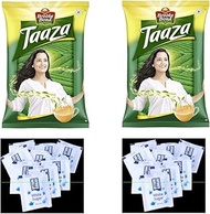 Taaza Tea Darjeeling, Loose Leaves Pouch - 100g pack Of 2 + Premium Sugar Sachets pack Of 72