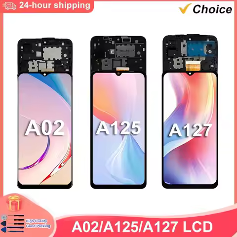 IPS 6.5" For Samsung Galaxy A12 Nacho LCD SM-A127F/DSN A12 LCD SM-A125F/DSN Touch Screen Digitizer F