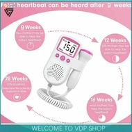 Fetal Doppler Detector Baby Heart Beat Rate Probe Prenatal Monitor Ultrasonic