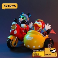 52TOYS Disney Mickey and Friends Speed Team Locomotive Mickey Mouse Donald Duck Figure Ornaments Gif
