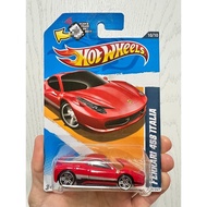 [Ready Stock] Hot Wheels Old Card Ferrari 458 Italia Ferrari, red, 2012 Hot Wheels All Stars Ferrari