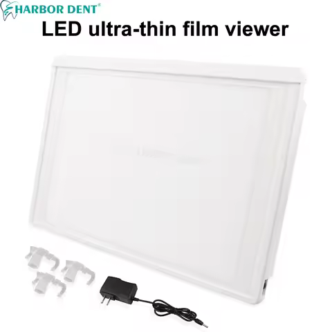 A4 Dental X-Ray Film Illuminator Light Box Ultra-Thin X-ray Viewer LED Lamp 18W Power AC110-240V Den