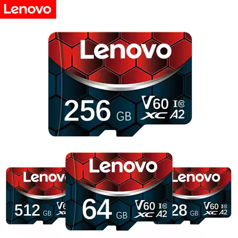 Lenovo 2TB 1TB Micro TF SD Card 128GB High Speed Memory Card 256G V60 Mini SD Card 512GB UHS-1 TF Fl