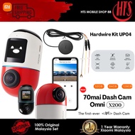 70mai Omni X200 360° Dashcam 4G GPS AI Parking Surveillance HDR Night Vision ADS Voice Control 60 FP