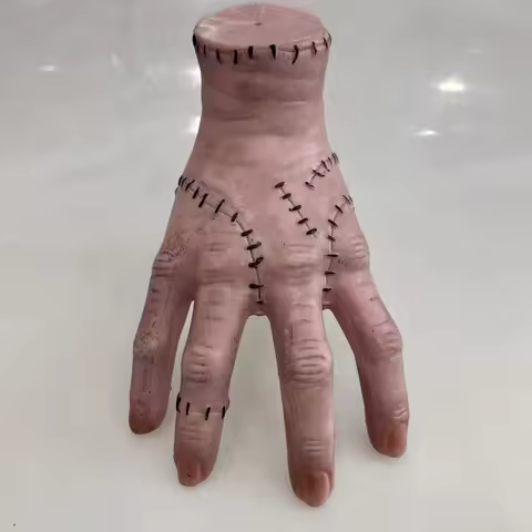 Cosplay Addams Family Figurine Home Wednesday Addams Thing Hand Decor Desktop Crafts Halloween Party