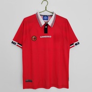 1998/99 Season NW Home Red Retro Short-Sleeve Football Jersey S-XXL