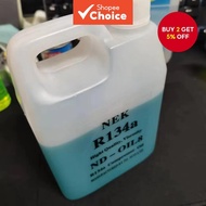 Air conditioning compressor refrigerant PAG oil, R134a PAG OIL, ND 8 oil for R134a compressor, 600ml