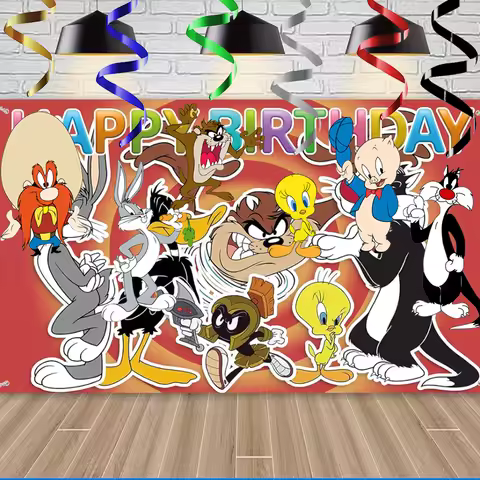beast kingdom Looney Tunes Spiral PVC cartoon animation birthday party Disposable graduacion baby sh