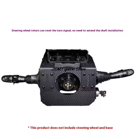 Steering Wheel Turn Signal Light Wiper Switch Adapter Moza R3/R5 With Key Start Racing Simulator Hea