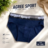 ( 3pc ) CD Agree 3089 | Agree Sport Men's Rubber Boxer Briefs - Kshop