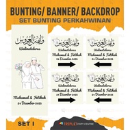 BUNTING SET PERKAHWINAN