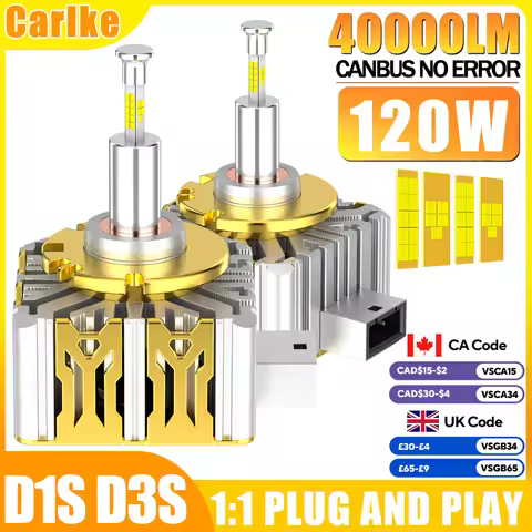 360 Led D1S D3S Headlight Canbus Bulbs CSP Led Super Bright D1R D3R Car Bulb 24V 12V For Projector L