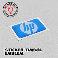 HEWLETT PACKARD Flexible Resin Emblem Embossed Sticker