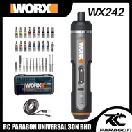 Worx WX242 Smart Electrical Screwdriver Cordless Electric Rechargeable 30 Bit Sets Drill