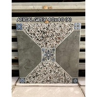 Cuci-Gudang ✔ Keramik Mulia 40X40 Aerial Grey - Kasar