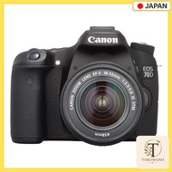 【 Used 】 Canon EOS 70D Digital SLR Camera Lens Kit with EF-S 18-55mm F3.5-5.6 IS STM Lens, Black EOS