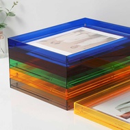Acrylic Photo Frame Colorful Picture Frame Transparent Photo Frame Table A4 Photo Poster Mounting Fr
