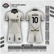 JERSEY Luxury ACM Fourth White Cream 2024 Custom Dryfit Jersey for Children and Adults