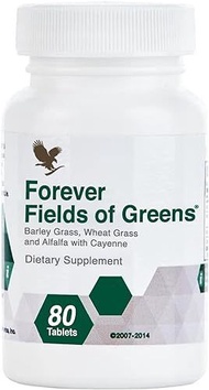 ▶$1 Shop Coupon◀  Forever Fields of Greens - Barley Grass, Wheat Grass and Alfalfa with Cayenne 80 t