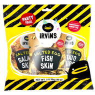 IRVINS派對包Party Pack 90g (3x30g) #15021859 #新加坡名物#新加坡熱賣手信#開心share#新舊包裝隨機發貨#BEST BEFORE 6,OCT,2026