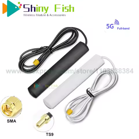1PCS 5G Full-band Patch Antenna 8dbi High Gain Mobile Signal Booster Long Range Network Amplifier TS