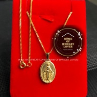 10k saudi gold miraculous necklace nontarnish