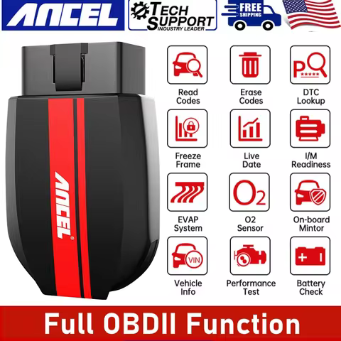 ANCEL BD200 Check Engine Bluetooth 5.0 Car Code Reader OBD2 Scanner Bluetooth Live Data DTC Car Diag
