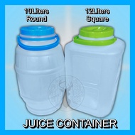 JUICE CONTAINER / BUKO JUICE CONTAINER / GULAMAN CONTAINER / WATER CONTAINER / SAMALAMIG / 10 LITERS