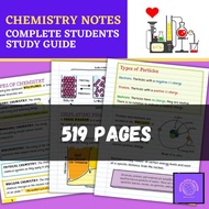 [SS23] Chemistry Notes for Secondary Students | Revision Complete Notes