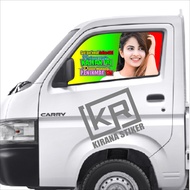 STICKER ONE WAY KACA PINTU MOBIL CARRY PICK UP NEW STIKER VARIASI KACA CARRY NEW KODE KIRANA 01