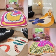 Cute Cartoon Girl Heart Bedroom Bedside Carpet Home Large Area Living Room Mute and Dirt-resistant C