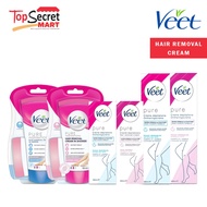 Value Bundle!! Veet Hair Removal Cream | In-Shower Cream - For Sensitive / Normal / Dry Skin