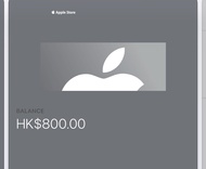 Apple Store Gift Card HK$800 Balance