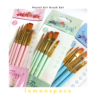 5pcs/set Zhu Ting Pastel Art Brush for Acrylic Watercolor Gouache Painting