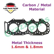 Münster Cylinder Head Gasket WL01-10-271 for Mazda B2500 Ford Ranger Courier 2.5 12V SC WL WL-T (Met