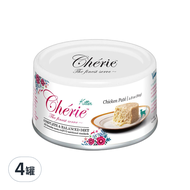 Cherie 法麗 全營養主食罐系列 幼貓易食  雞肉慕斯  80g  4罐