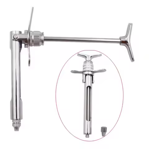 Dental Gun Syringe Press Type Syringe Surgical Instrument Anesthesia Aspirating Needle Tube Oral Sur