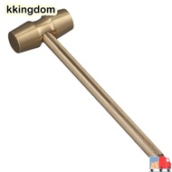 KKINGDOM Gavel, Yellow Brass Hammer, Court Prop Judge Hammers Company