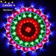 2022 Parol 12 Stars Eye-Dazzling Christmas Parol/Lantern Flower Design Christmas Tree Decoration