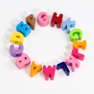 Big alphabet beads, big alphabet letters, fluffy letters