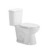 Global House MOGEN โถสุขภัณฑ์สองชิ้นแบบกดข้าง (ฝา Slow Close) สีขาว รุ่น MT71ECO รับประกันของเเท้