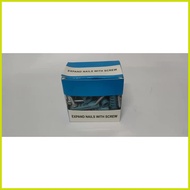❋ ❐ ⚛ ✉ 25 SET/BOX Blue tox with Screw Expansion Screw With Screw Tox Brass Screw Expanded Nail Wit