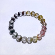 天然礦石 四季幽靈 聚寶盆 9 mm 手鍊