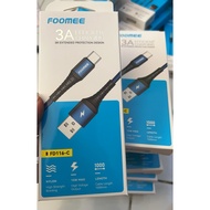 DATA CABLE TYPE C FOOMEE / FD116-C type C DATA CABLE FOOMEE NYLON TYPE C 3A