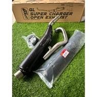 Y15 Y15ZR LC135 Racing Exhaust Cutting Std Super Charger GL Racing 35x38 38x42