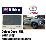 TOYOTA PBA Solid Grey Aikka 2K Paint / Cat Bancuh Kereta Original Toyota Color Cat Grey/Kelabu Vircoat