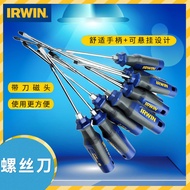 American Irving Tools IRWIN Screwdriver Flat Screwdriver Screwdriver with Magnetic Labor-Sav