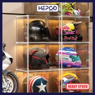 Full Transparent Handbag Storage Box Helmet Storage Box Helmet Display Frame Motorcycle Helmet Shelf Display
