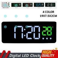 Digital Table Clock Model Cx-3518 There Are 4 Colors. White Edge-Black Edge Time/Temperature Display